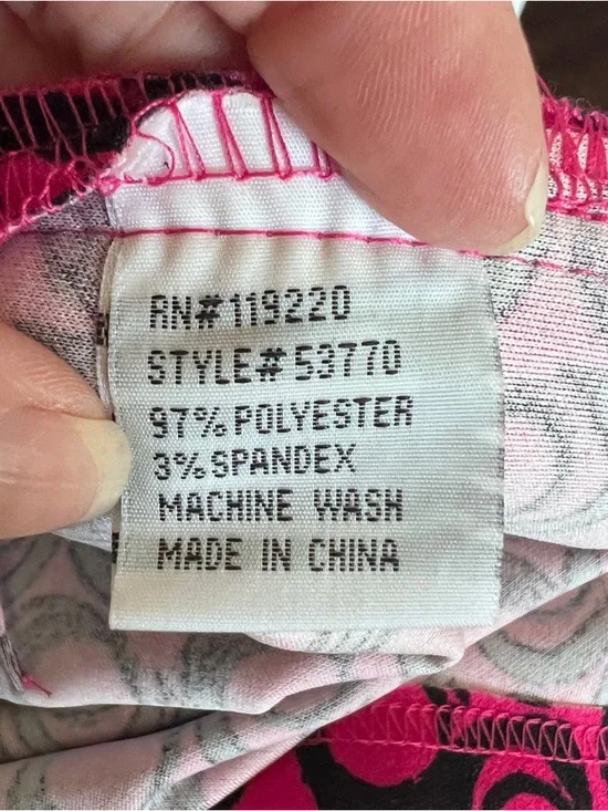 LOVE UNIVERSITY Romper Hot Pink Pockets Sz Large NWT - Picture 7 of 8